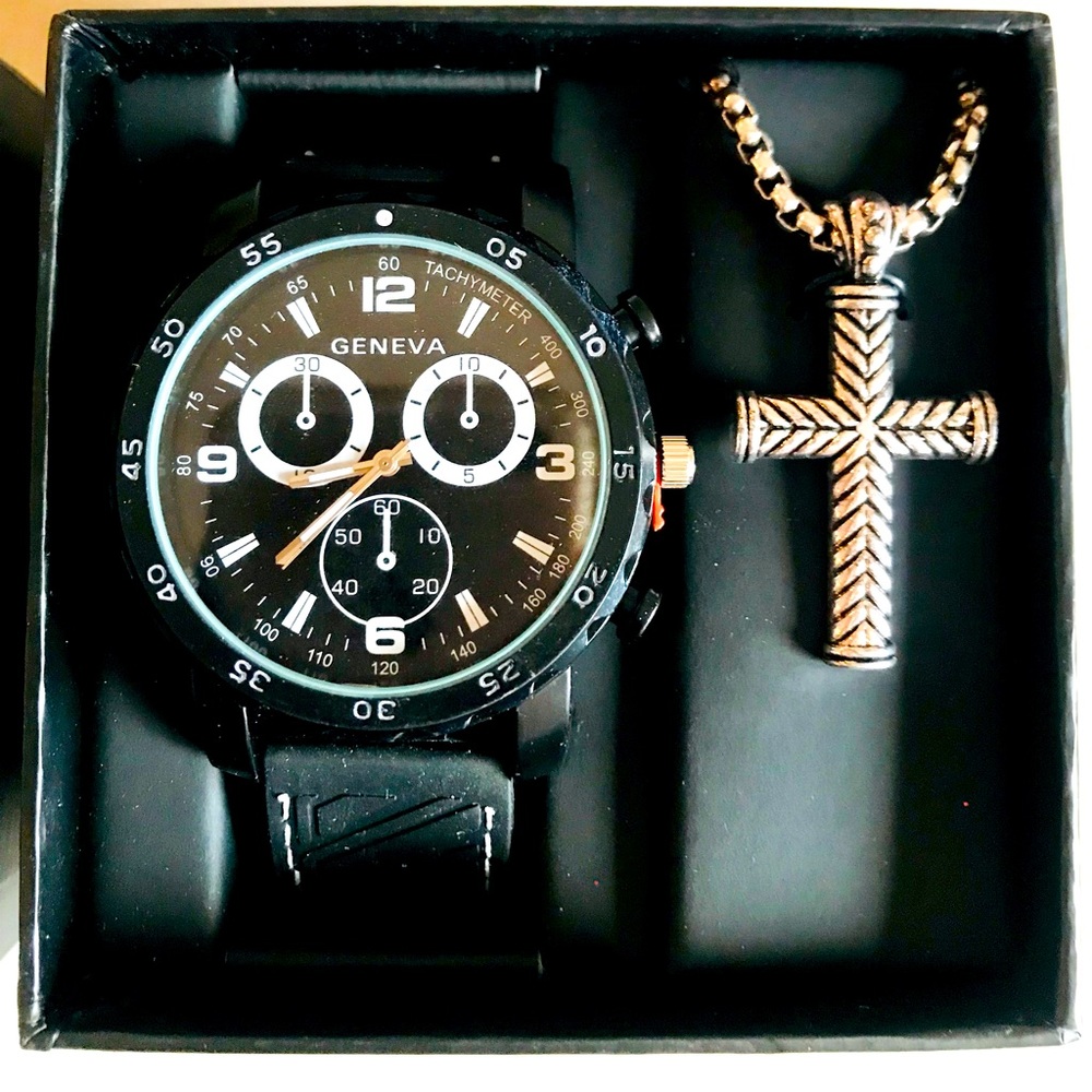 Watch/Cross Gift Set